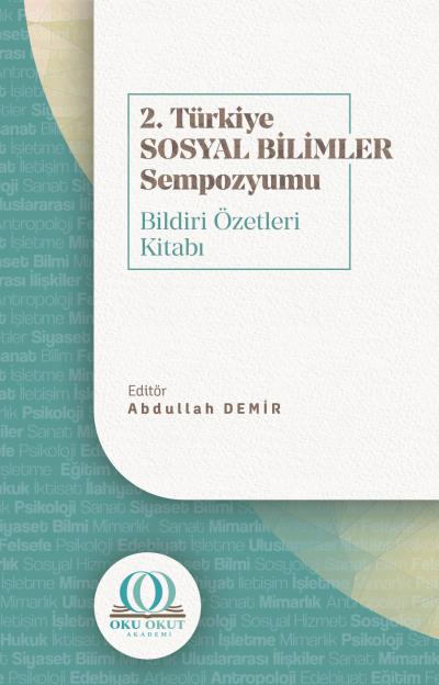 2. Türkiye Sosyal Bilimler Sempozyumu Özetleri Kitabı Kapağı